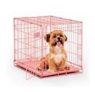 Caixa de Transporte para Cães iCrate 24 Rosa - MidWest Homes for Pets