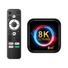 Caixa De TV Inteligente 8K Ultra HD Android 13 4GB 32GB 64GB Dual Wifi BT5.0 4G 5G Controle Remoto