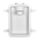 Caixa de ventilação para secadora Dundas Jafine DRB4XZW Recessed 4 branca