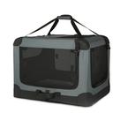 Caixa de viagem dobrável portátil Kennel Amazon Basics L