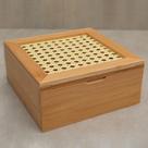 Caixa Decorativa Bambu Palhinha Indiana 4 Nichos 16cm Oikos Caixa Decorativa Bambu Palhinha Indiana 4 Nichos 16cm Oikos