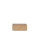 Caixa Decorativa Caramelo e Dourado 10x24,5x16,5cm Caixa Decorativa Caramelo e Dourado 10x24,5x16,5cm