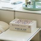 Caixa decorativa de gerenciamento de cabos TastePick Book Shape Blue