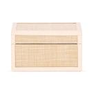 Caixa Decorativa em MDF com Revestimento em Fibra Natural 18,5cm 20663 Mart
