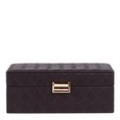 Caixa Decorativa em MDF com Revestimento em PU Marrom Escuro 23,5cm 23055G Mart Caixa Decorativa em MDF com Revestimento em PU Marrom Escuro 23,5cm 23055G Mart