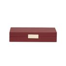 Caixa Decorativa em MDF com Revestimento em PU Vinho 23cm 21082 Mart