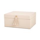 Caixa Decorativa em MDF e PU - Creme (P) Caixa Decorativa em MDF e PU - Creme (P)