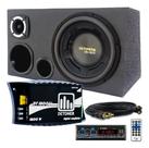Caixa Detoner Cara Preta + Radio Bluetooth + Modulo Digital
