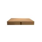Caixa Dobradiça Organizadora com Fecho Personalizado 36x21x5 Mdf Madeira