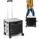 Caixa Dobrável com Rodas CleverMade 55L - Capacidade 45kg