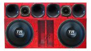 Caixa duto régua 2x12 alto falante triton tr850 4ohms + corneteira 4x2 compet Caixa duto régua 2x12 alto falante triton tr850 4ohms + corneteira 4x2 compet