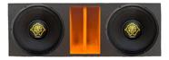 Caixa duto régua colorido 2 alto falantes spyder 12 kaos 650 woofer