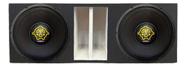 Caixa duto régua colorido 2 alto falantes spyder 12 kaos 650 woofer