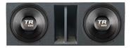 Caixa duto régua colorido 2 alto falantes triton 12 tr 620 woofer