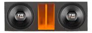 Caixa duto régua colorido 2 alto falantes triton 12 tr 620 woofer Caixa duto régua colorido 2 alto falantes triton 12 tr 620 woofer