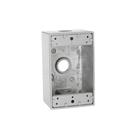 Caixa elétrica à prova de intempéries BELL 5320-0, 1 módulo, 9 cm, cinza Caixa elétrica à prova de intempéries BELL 5320-0, 1 módulo, 9 cm, cinza