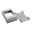 Caixa elétrica Caixa de saída Wiremold NM3 Ivory de 3,5 cm de profundidade