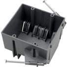 Caixa elétrica de PVC YQSIYU 2 módulos 10 x 9 x 8 cm
