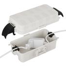 Caixa elétrica externa Flemoon IP55 à prova dágua 21x10x9 cm