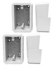 Caixa elétrica iMBAPrice IMBA-FS8141-2 à prova de intempéries, pacote com 2 Caixa elétrica iMBAPrice IMBA-FS8141-2 à prova de intempéries, pacote com 2