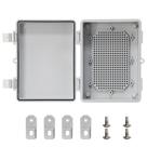 Caixa Elétrica Impermeável IP66 em ABS 18x13x9 cm Cinza