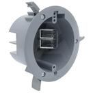 Caixa elétrica redonda Airmont de PVC, 4" , capacidade de 18 pol³