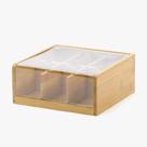 Caixa em Bambu com Visor para Chá e Especiarias Ecokitchen - Mimo Style