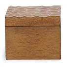 CAIXA EM MADEIRA MARROM MART 15x15cm CAIXA EM MADEIRA MARROM MART 15x15cm