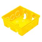 Caixa Embutir 4X4 Amarelo Tramontina Caixa Embutir 4X4 Amarelo Tramontina