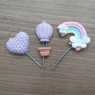 Caixa Enfeite de Chimarrão - Arco Iris / Balão / Coração