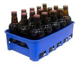 Caixa Engradado Garrafeira Cerveja 300ml P/15 Garrafas (não inclusas) - Azul Caixa Engradado Garrafeira Cerveja 300ml P/15 Garrafas (não inclusas) - Azul