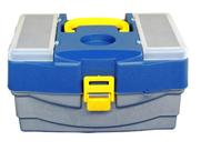 Caixa estojo maleta de pesca hi - 4 bandejas articuladas 34 x 25 x 16,5cm - azul Caixa estojo maleta de pesca hi - 4 bandejas articuladas 34 x 25 x 16,5cm - azul