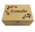 Caixa/estojo Organizador Porta 30 Esmaltes Manicure Em Mdf