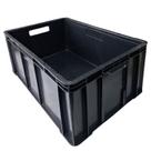 CAIXA FECHADA 45L PRETA 40X24x60CM MS50FA CAIXA EMPILHAVEL CONTENTOR FECHADO COM ALÇA