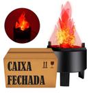 CAIXA FECHADA 48 Unidades Chama Efeito Fogo Artificial LED 3W Tecido Seda DS9931