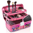 Caixa Feminina Para Maquiagens Com Bandejas Articuladas - Arqplast