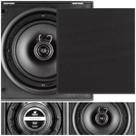 Caixa Frahm 6CX 50w Rms Gesso Preto ( Par )