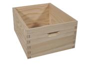 Caixa Fundo Profundo para Colmeia Langstroth de 10 Quadros, Desmontada Caixa Fundo Profundo para Colmeia Langstroth de 10 Quadros, Desmontada