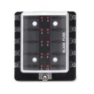 Caixa Fusivel Lamina 10 Vias Universal Com Led