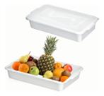 Caixa gourmet c/ tampa 8l 45,3x28,5x8cm