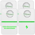 Caixa Inteligente Economizadora De Energia 2/4 Peças, Plugue Portátil Para Economia De Energia Para