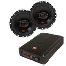 Caixa JBL Ativa Amplificada SW8A-MS 200w + 2 Alto Falantes 6 JBL Flex4 6TRFX55 110 Watts Rms