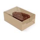Caixa Kraft Coração Ovo Páscoa Colher 100g 14x10x5cm 12un