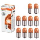 Caixa Lampada Original Osram Sinalização Ry10w BAU15s 12v 10w Ambar 10 Unidades