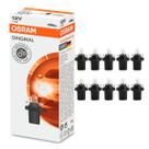 Caixa Lampada Osram 2721MF B8.5d Automotiva Painel Instrumentos 1.2W 12V Base Plastica 10 Unidades