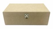 Caixa Lisa Articulada Com Fecho MDF - 30X20X10 cm Caixa Lisa Articulada Com Fecho MDF - 30X20X10 cm
