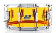 Caixa Ludwig Vistalite Acrylic Amber 14x6,5 Made in USA cor Clássica de John Bonham Automático P85AC