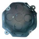 Caixa Luz Galvanizada Teto Octogonal 4x4 Simples Arcoir