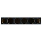 Caixa Madeira Corneta 4 Drivers 2 Tweeters Longa 1425