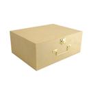 Caixa Maleta Com Dobradiça e Fecho 35x27x14 Mdf Madeira
